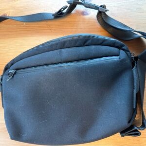 Black Minimal Crossbody Sling Bag - Unbranded Everyday Carry